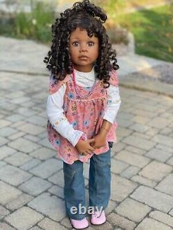 MASTERPIECE DOLL TAYLOR African American 40 tall MONIKA LEVENIG