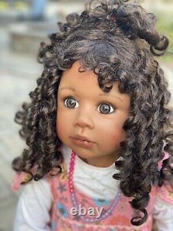 MASTERPIECE DOLL TAYLOR African American 40 tall MONIKA LEVENIG