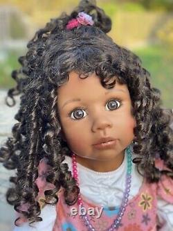 MASTERPIECE DOLL TAYLOR African American 40 tall MONIKA LEVENIG