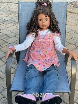 MASTERPIECE DOLL TAYLOR African American 40 tall MONIKA LEVENIG