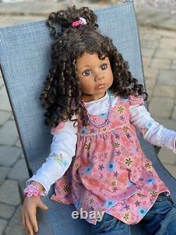 MASTERPIECE DOLL TAYLOR African American 40 tall MONIKA LEVENIG