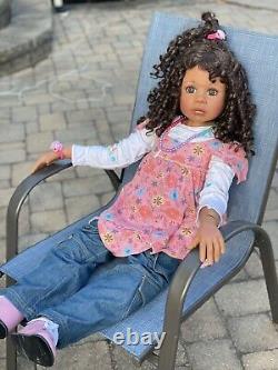 MASTERPIECE DOLL TAYLOR African American 40 tall MONIKA LEVENIG