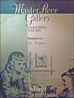 MASTER PIECE GALLERY LIMITED EDITION ARTIST DOLL TEARY EYED BONGIWE #114 of 600