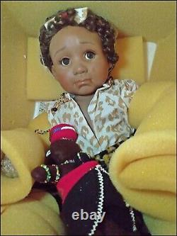 MASTER PIECE GALLERY LIMITED EDITION ARTIST DOLL TEARY EYED BONGIWE #114 of 600