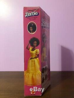 Magic Curl Barbie 1981 AA 3989 Black African American Superstar Era NIB Doll