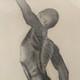 Male Black African American Charcoal Pencil Sketch Drawing Framed? Original Art