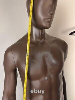 Male Full Mannequin Bernstein African American Black MD-M 1024? USED Scratches