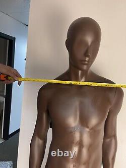 Male Full Mannequin Bernstein African American Black MD-M 1024? USED Scratches