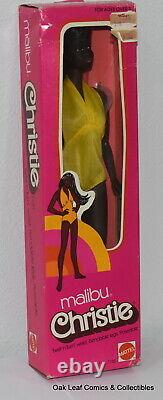 Malibu Christie Barbie Doll 1975 #7745 AA Black NRFB Vintage Nice box