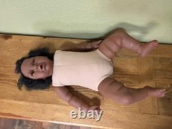Margot By Cassie Brace African American Black Reborn Doll Adorable