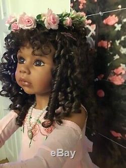 Masterpiece Dolls Taylor 40 Aa Black Monika Levenig Htf Full Vinyl Intl Ship