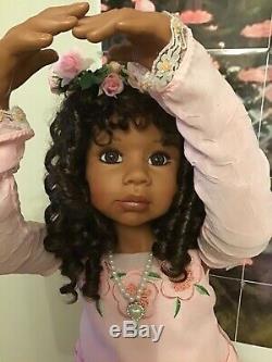 Masterpiece Dolls Taylor 40 Aa Black Monika Levenig Htf Full Vinyl Intl Ship