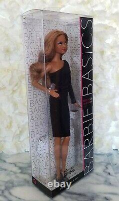 Mattel Barbie Basics 001 Model Muse 08 Black Dress Doll Amber Blonde AA Pretty