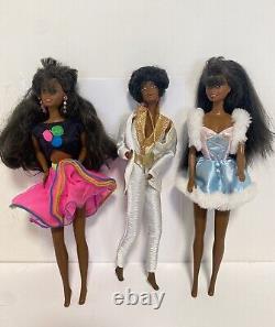 Mattel Barbie Black African American Lot of 6 Dolls/ As-Is/Read