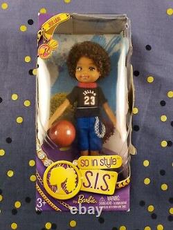 Mattel Barbie Julian Doll S. I. S. 2009 NIB African American Basketball