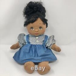 Mattel My Child Doll African American Brown Skin Eyes Vintage 1985 Baby Girl 14