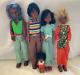 Mattel Sunshine Family Dolls Mom Dad Grandpa Grandma Baby Black African American