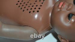 Mattel Tiny Chatty Baby African American Sold AS IS Very Hard to Find TALKS