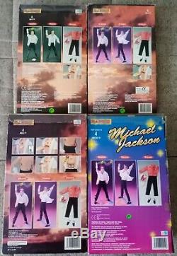 Michael Jackson Street Life Black Or White, Beat It Singing Dolls / Figures Lot