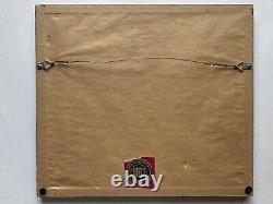 Mid Century Modern Maryellen Schafer Intaglio Print African American Black Girl