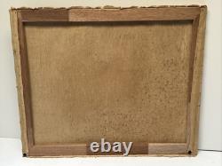 Mid Century Painting Black Man Men African American Modernism Antique Palmer Oil