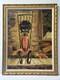 Mid Century Painting Portrait Big Eye Child African American Black Girl Hansen