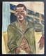 Mid-century Black Americana African American Figurative Expressionist Portrait
