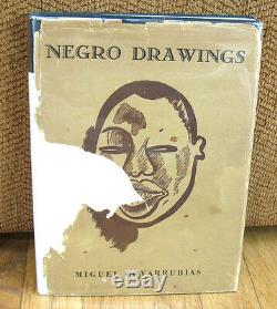 Miguel Covarrubias Negro Drawings Harlem 1927 HC DJ African American Black Life