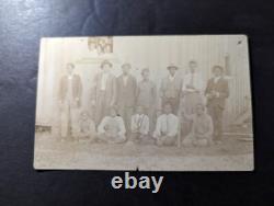 Mint American RPPC Postcard African American Black Baseball Team