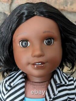 Miriana Custom American Girl Doll OOAK Black Hair Brown Decal Eyes Josefina