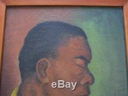 Montana Taylor's Blues Painting African American Black Americana Mystery Artist