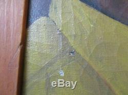 Montana Taylor's Blues Painting African American Black Americana Mystery Artist