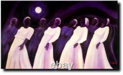 Moonlight Spiritual, African American, Black Art, Print by Bernard Stanley Hoyes