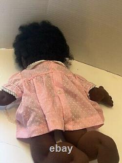 My Child vintage 1985 Mattel black African American baby doll plush toy kitsch