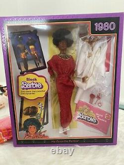 My Favorite Barbie 1980 Black Barbie Reproduction with Fashions + Accessories