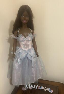My Size Barbie 2003 Odette Swan Lake Ballet Rare HTF AA Black Doll 36 inches