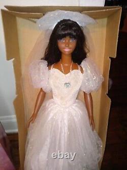My Size Wedding Barbie African American Doll