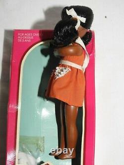 NEW 1976 Mattel 6.5 CARLA Black African American Barbie Doll 7377 Vintage