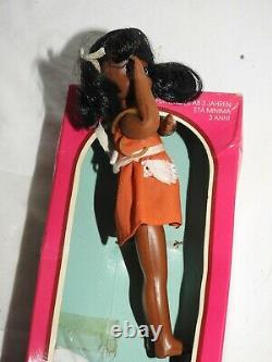 NEW 1976 Mattel 6.5 CARLA Black African American Barbie Doll 7377 Vintage