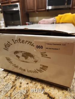 NEW 24in MOLLY BY KAYE WIGGS DOTY WINNING AFRICAN AMERICAN BLACK PORCELAIN DOLL