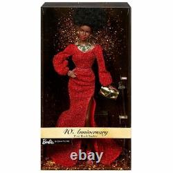 NEW! 40th Anniversary 1st Black Barbie Doll SELMA African American AA GOLD Label