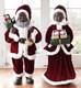 NEW African American Black Santa & Mrs. Claus Christmas Greeters/Nearly 3' Tall