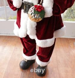 NEW African American Black Santa & Mrs. Claus Christmas Greeters/Nearly 3' Tall