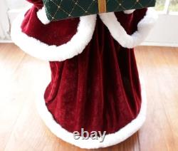 NEW African American Black Santa & Mrs. Claus Christmas Greeters/Nearly 3' Tall