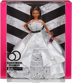 NEW! Barbie 60th Anniversary Black, African American Collector Doll, MBILI