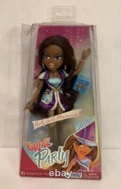 NEW Bratz Party Girl Style Sasha Figure African American Black Doll Retired 2009