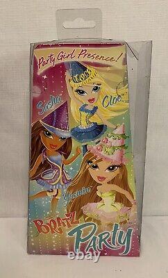NEW Bratz Party Girl Style Sasha Figure African American Black Doll Retired 2009