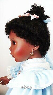 NEW DONNA RUBERT 24 in CHARLA AFRICIAN AMERICAN BLACK PORCELAIN DOLL ARTWORKS