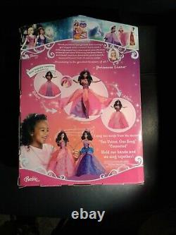 NIB Barbie Diamond Castle Princess Liana Singing Doll NEW African American M0786