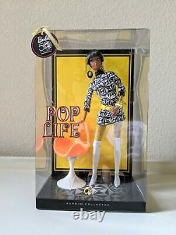NRFB 2009 Pop Life Collector Barbie AA Black Doll Retro Style 50th Anniversary